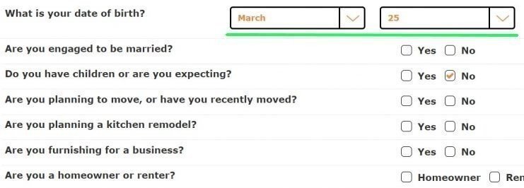 Stripo_Happy Birthday Emails_Registration Form by Ikea Stripo_Happy Birthday Emails_Registration Form by Ikea