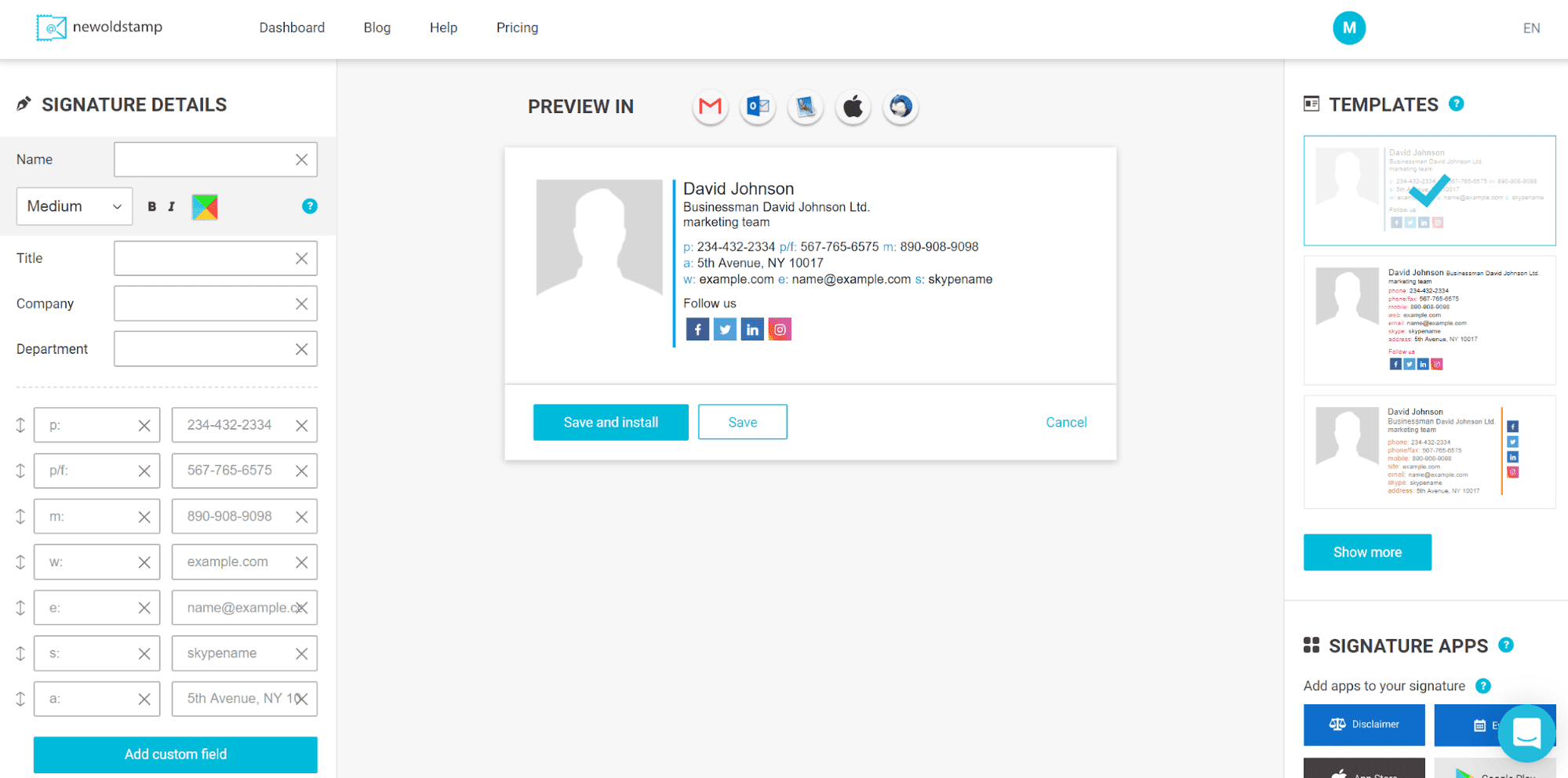 Make Your Email Signature with NewOldStamp Make Your Email Signature with NewOldStamp