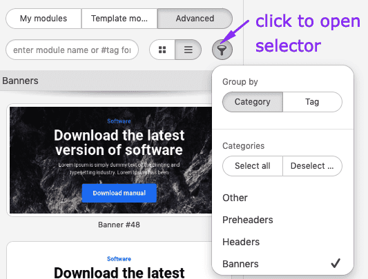 Using Selector Using Selector