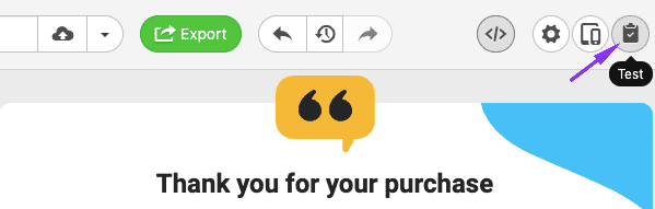 Testing AMP emails_The Test Icon Testing AMP emails_The Test Icon