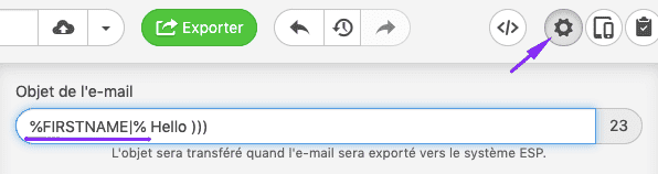 Adding Merge Tags to Subject Lines_FR Adding Merge Tags to Subject Lines_FR
