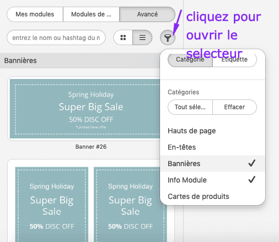 Searching for Modules via Selector_FR Searching for Modules via Selector_FR