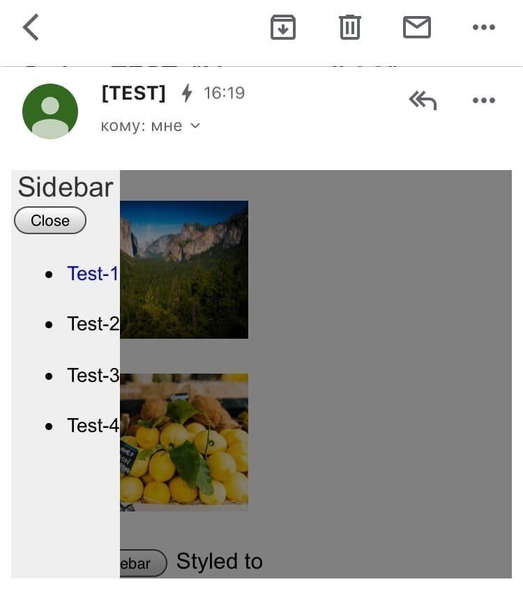 AMP_Sidebar on iOS