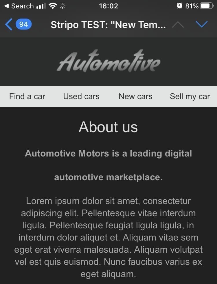 Emails in Dark Mode_Native Email on iOS.EN Emails in Dark Mode_Native Email on iOS.EN