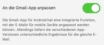 Adjusting Emails for Gmail_DE Adjusting Emails for Gmail_DE