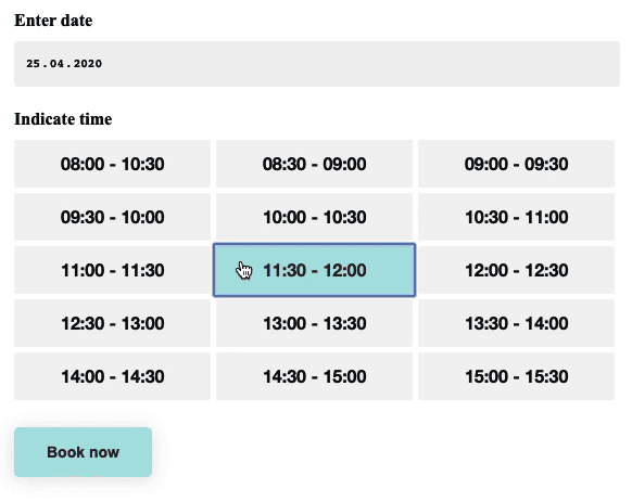 AMP_Emails_Time Slots