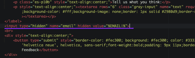 Pasting Embed Code into Template