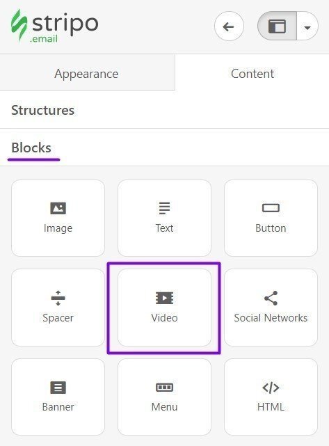 Stripo-Embed-Video-Blocks Stripo-Embed-Video-Blocks