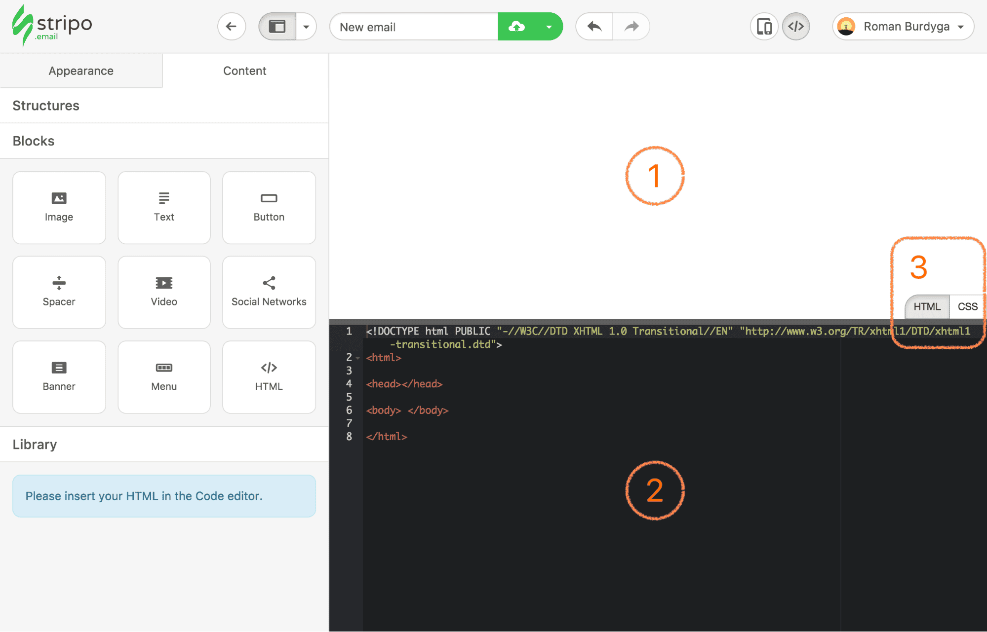 Adaptation of the Custom HTML in Stripo Adaptation of the Custom HTML in Stripo