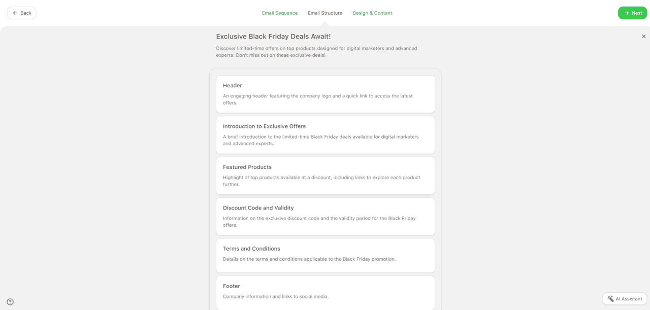 Stripo’s email structure assembling Stripo’s email structure assembling