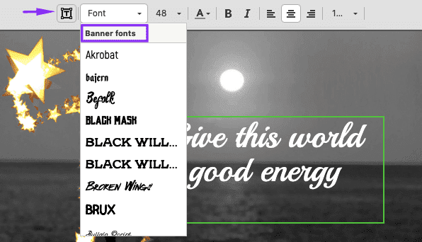 Banner Fonts for Welcome Emails Banner Fonts for Welcome Emails