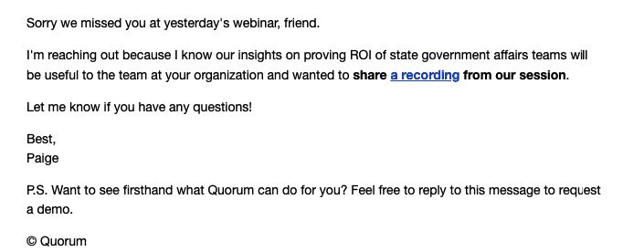 Quorum_Sorry We Missed You Quorum_Sorry We Missed You