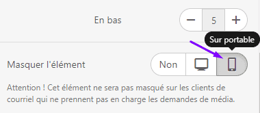 Hiding Email Elements on Mobile Devices_FR Hiding Email Elements on Mobile Devices_FR