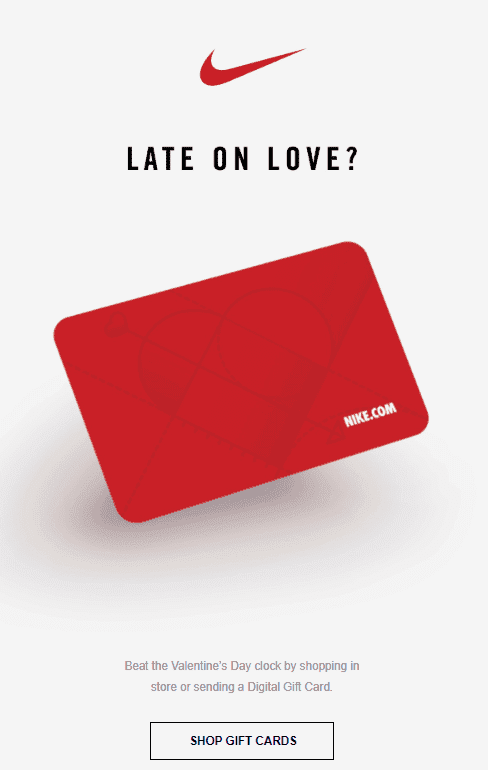 Stripo St Valentine Nike Those Who Are Late Stripo St Valentine Nike Those Who Are Late