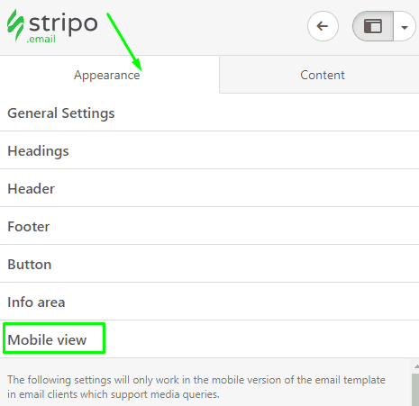 how to Build Email with Stripo Mobile View Settings how to Build Email with Stripo Mobile View Settings
