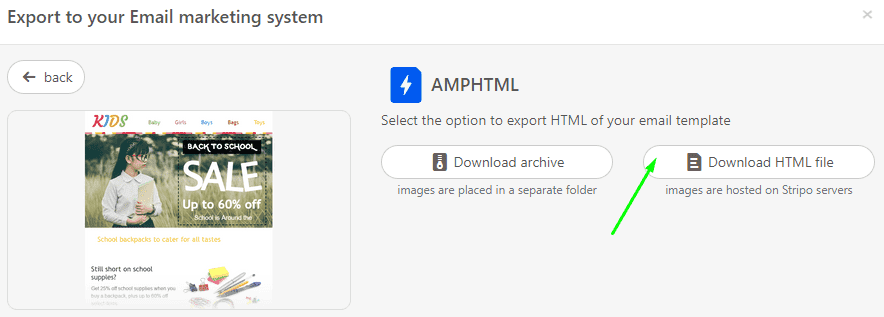 Stripo_How to Build AMP Emails with Stripo_Downloading as HTML-file Stripo_How to Build AMP Emails with Stripo_Downloading as HTML-file