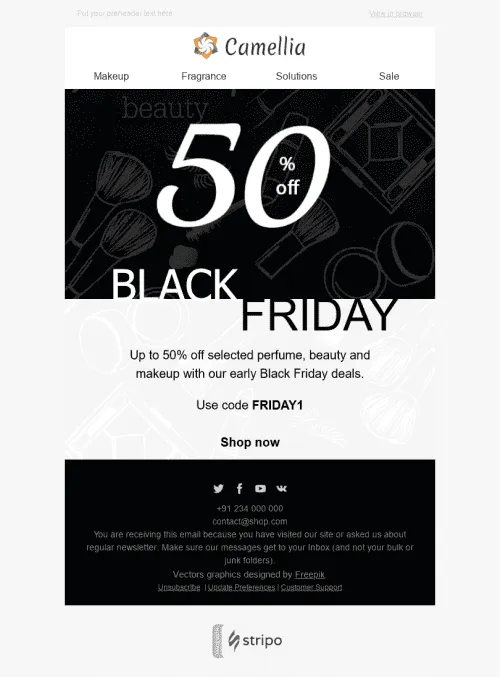 1010-Stripo-Cosmetics-Holiday-newsletter-Black-Friday-Magnificent-Offer-email-web
