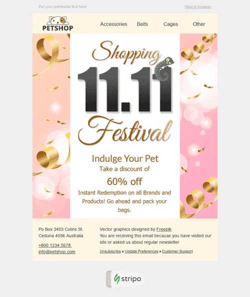 1185-Stripo-Pets-Holiday-newsletter-Global-Shopping-Festival-email-web