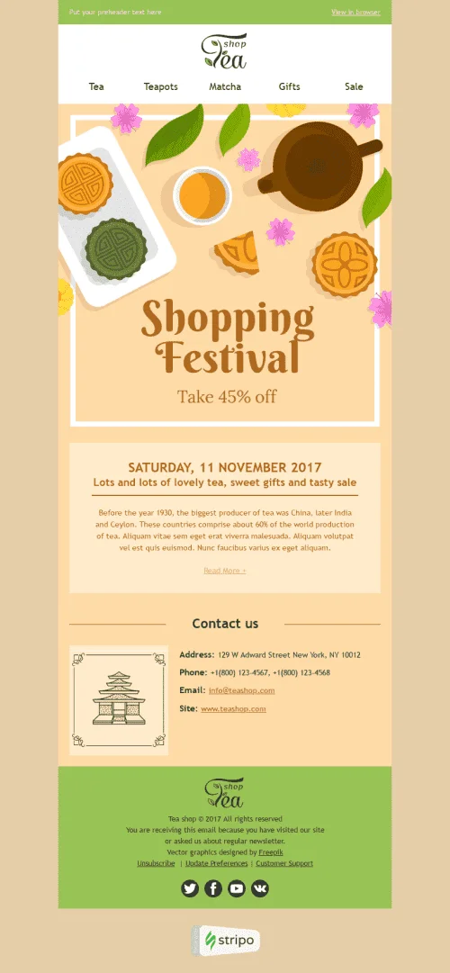 1201-Stripo-Beverage-Coffee-Holiday-newsletter-Global-Shopping-Festival-email-web