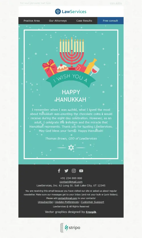 1694-Stripo-Legal-Holiday-newsletter-Hanukkah-Festival-of-Lights-email-web