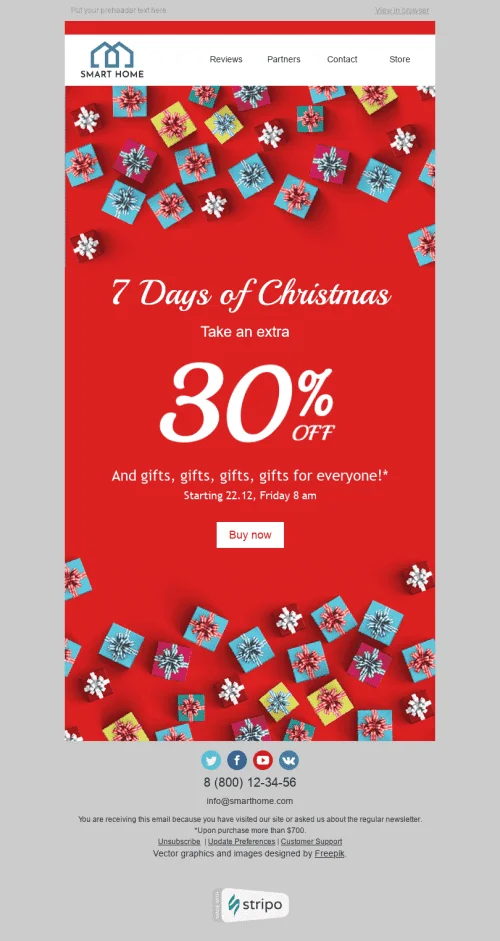 1703-Stripo-Furniture-Home-Decor-Holiday-newsletter-Christmas-Gifts-for-Everyone-email-web