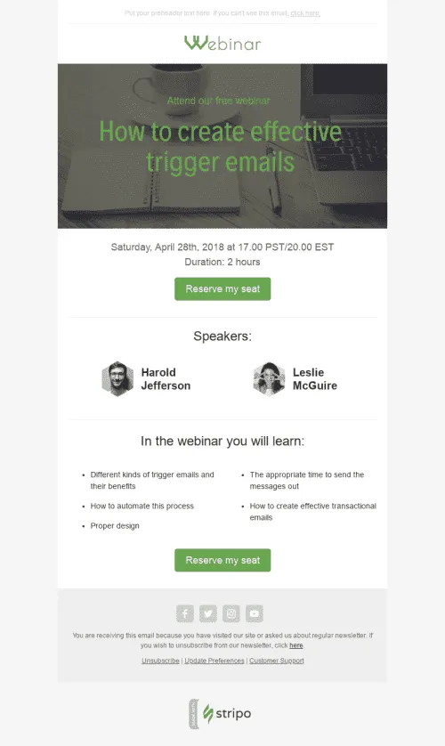 2545-Stripo-Training-Information-Trigger-newsletter-Invitation-Good-Performance-email-web