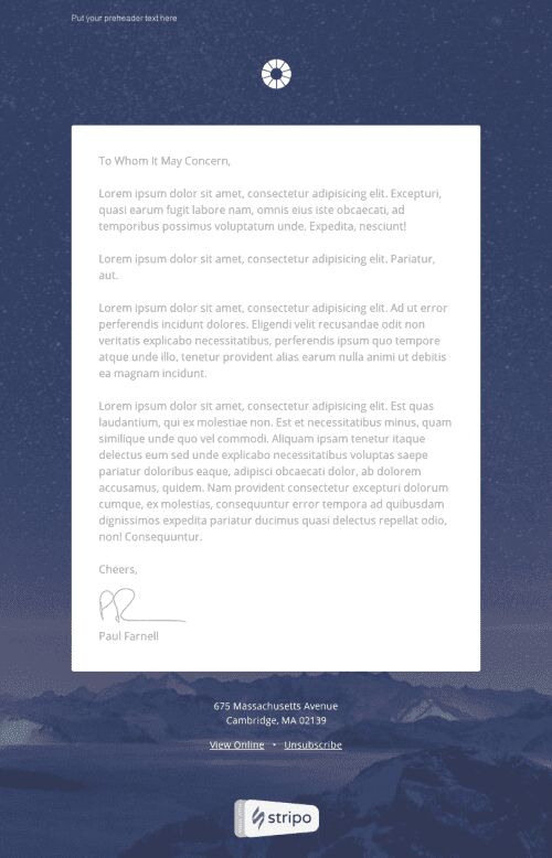 Alerts & Notifications Email Template "Important Updates" for Software & Technology industry mobile view