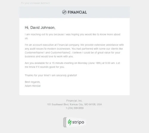 14617-Stripo-Finance-Trigger-newsletter-Cold-Emails-New-Partner-email-web