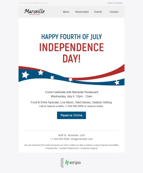 14955-Stripo-Restaurants-Holiday-newsletter-Happy-Independence-Day-Tasty-Food-email-web
