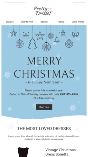 1Mother’s Day Email Template «Mom's holiday» for Real Estate industry Affichage mobile