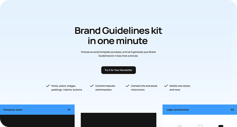 Brand guidelines generator