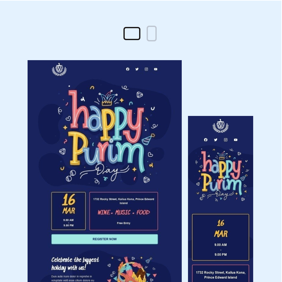 Start with an email preview