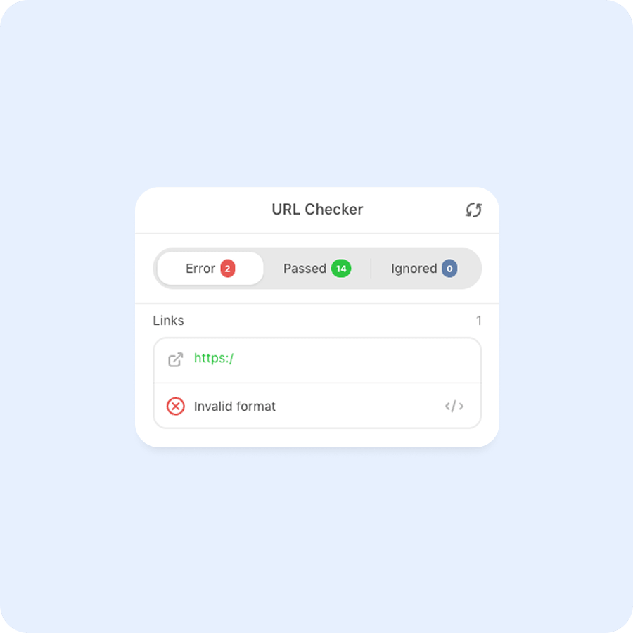 Try URL checker