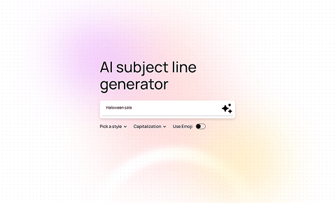 AI for email subject lines